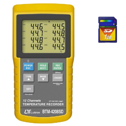 BTM-4208SD 온도데이터로거 12채널온도기록계 다채널온도기록계 BTM4208SD